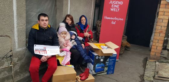 Jugend Eine Welt: Winterhilfe für notleidende UkrainerInnen voll angelaufen