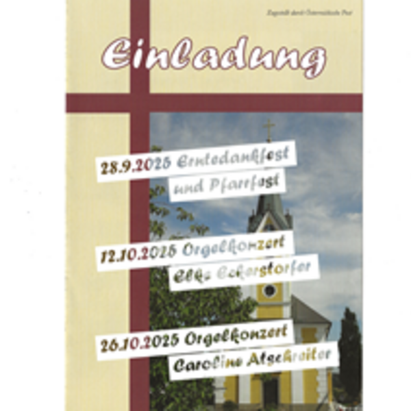 Erntedank&Orgelkonzerte