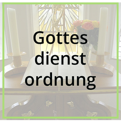 Gottesdienstordnung